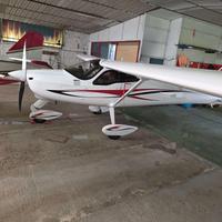 aereo biposto Tecnam p92 mk2 solo 600 ore