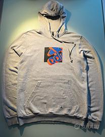 felpa con cappuccio Adidas London grigia taglia M