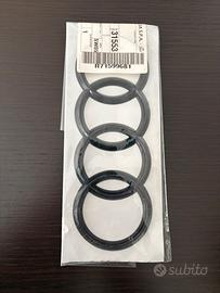 Stemma Audi Nero Lucido Anteriore più Posteriore