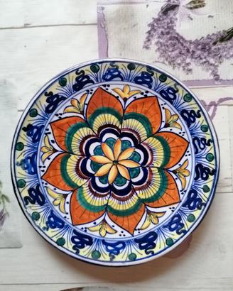 Piatto ceramica Faenza Franco Zauli