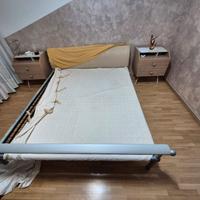 letto matrimoniale con materasso ortopedico