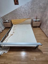 letto matrimoniale con materasso ortopedico