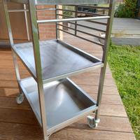 Ikea kungfors carrello inox