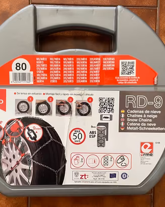 Catene da neve VIP RD-9 9 mm misura 80 - mai usate