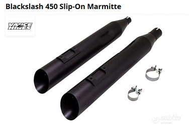 SLIP-ON VANCE & HINES BLACKSLASH 450 PER HD TOURIN