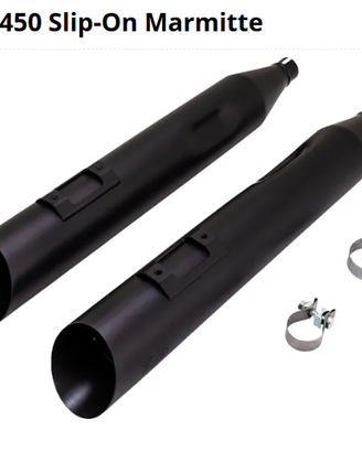 SLIP-ON VANCE & HINES BLACKSLASH 450 PER HD TOURIN