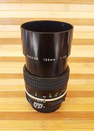 Obiettivo Nikon Nikkor 135mm f2.8 AI