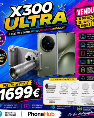 Vivo X300 Ultra 16GB/1TB + Kit Foto !!