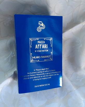 Eau de parfum  uomo Piazza Affari di Milano