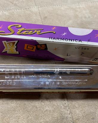 Harmonica Star a bocca, vintage