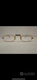 Occhiali Cartier placcati oro 22 carati