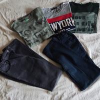 Lotto abbigliamento invernale bambino 8 anni