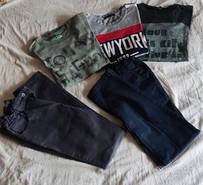 Lotto abbigliamento invernale bambino 8 anni