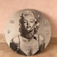 Orologio da parete stampa su tela Marilyn Monroe