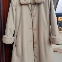 Cappotto caldo donna Marella tortora 42/44