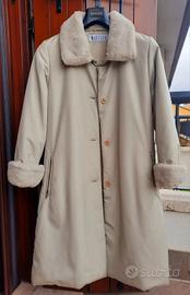 Cappotto caldo donna Marella tortora 42/44
