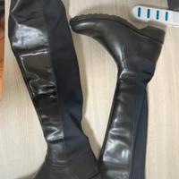 Stivale in pelle alto