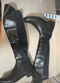 Stivale in pelle alto