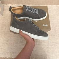 Christian Louboutin Grey suede Trainers