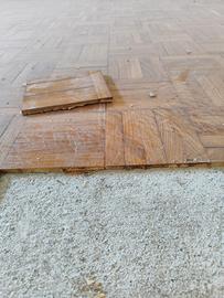Parquet in rovere anni 50/60