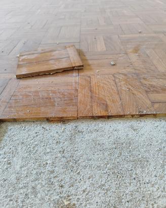 Parquet in rovere anni 50/60