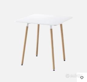 Tavolo da pranzo quadrato, biaco, nuovo.