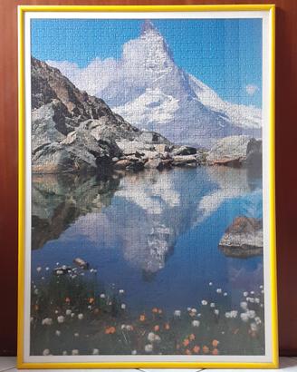 Quadro puzzle montagna Cervino