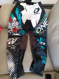 pantaloni motocross bambini