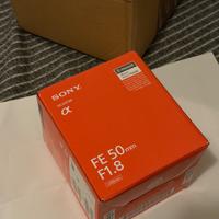 Obiettivo Sony FE 50mm f/1.8 – NUOVO, mai usato