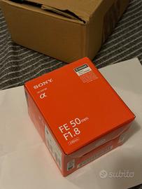 Obiettivo Sony FE 50mm f/1.8 – NUOVO, mai usato