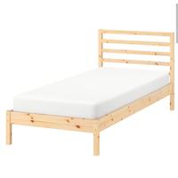 letto tarva Ikea con rete reclinabile