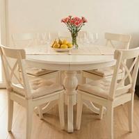 Set tavolo bianco allungabile con set 6 sedie