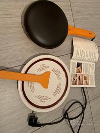 CREPIERA ELETTRICA PER CREPES CON RICETTARIO