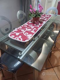 tavolo vetro temperato 
