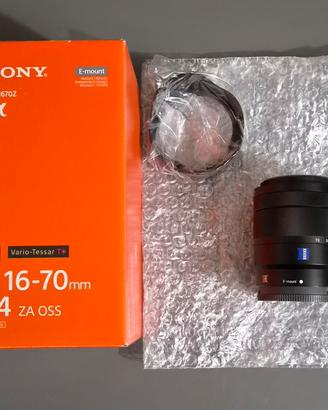 Obiettivo Sony Zeiss 16-70 f4 Apsc