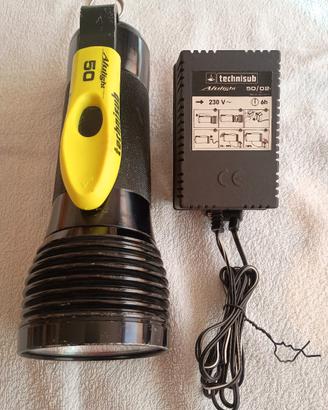 lampada subacquea technisub Alulight 50/02
