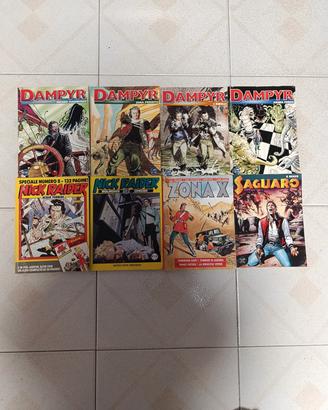 8 fumetti misti, come da foto