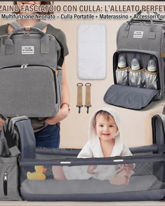 Zaino Cambio Neonato Multifunzione