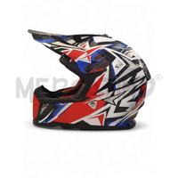 CASCO MOTO LS2 BIANCO NERO ROSSO ARGENTATO