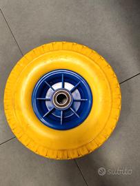 Coppie ruote carrello 3.00-4 NUOVE antiforatura