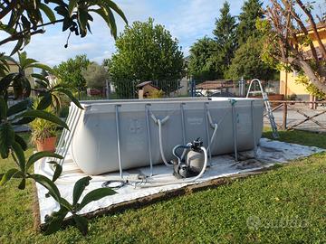 Piscina rettangolare 2m x 4m Bestway + accessori