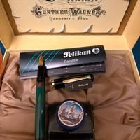 Penna stilografica con calamaio Pelikan