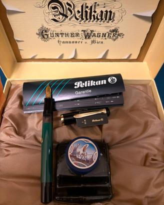 Penna stilografica con calamaio Pelikan