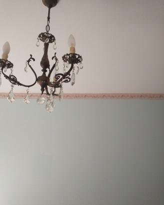 lampadario vintage 3 luci