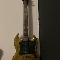 Epiphone Sg tribute e pedaliera line 6