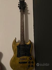 Epiphone Sg tribute e pedaliera line 6