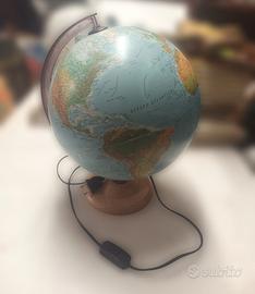 Mappamondo lampada
