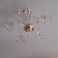 Lampadario in vetro tipo murano