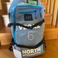 Kitesurf North Vegas 6m Nuovo Mai aperto + Barra