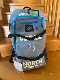 Kitesurf North Vegas 6m Nuovo Mai aperto + Barra